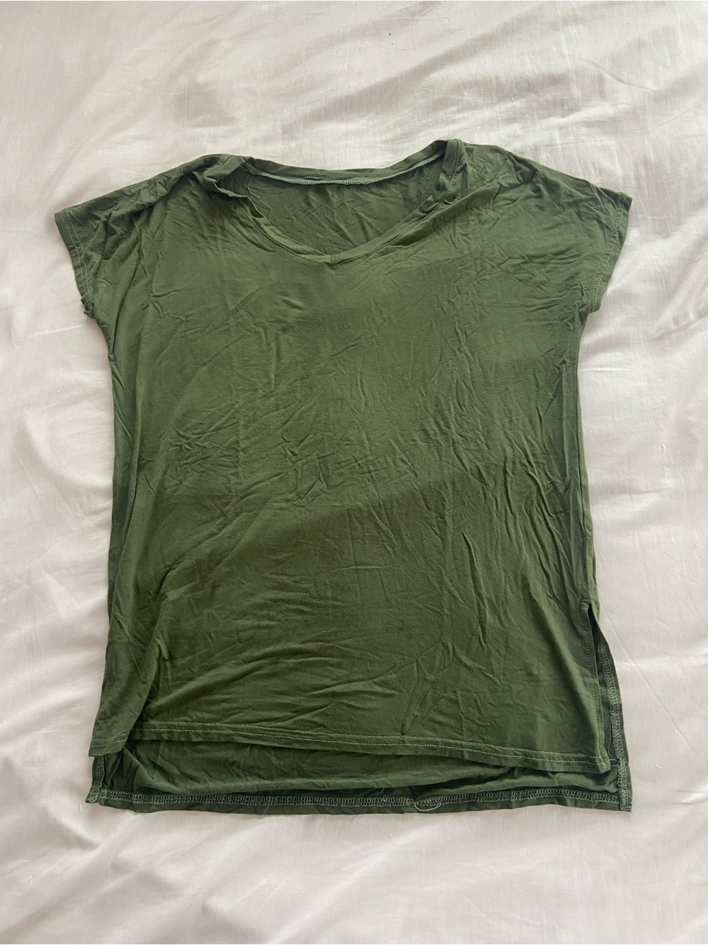 Classic Olive Green Women's Short Sleeve Tee